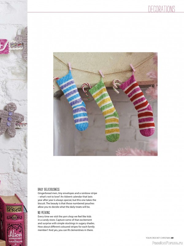 Вязаные проекты крючком в журнале «Your Crochet Christmas - 2025»