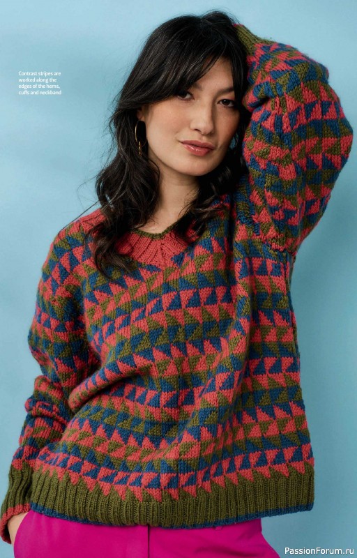 Вязаные проекты спицами в журнале «The Knitter №228 2026»