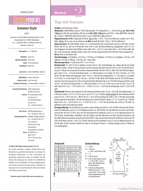 Вязаные проекты в журнале «Meine Strickmode Sonderheft MS207 2026»