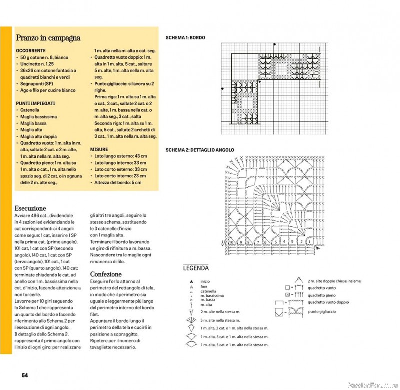 Вязаные проекты в журнале «Uncinetto Manuale Filet №13 2024»