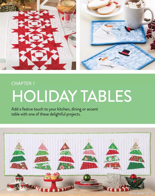Коллекция проектов для рукодельниц в журнале «Quilter's World Special Edition - Christmas 2025»