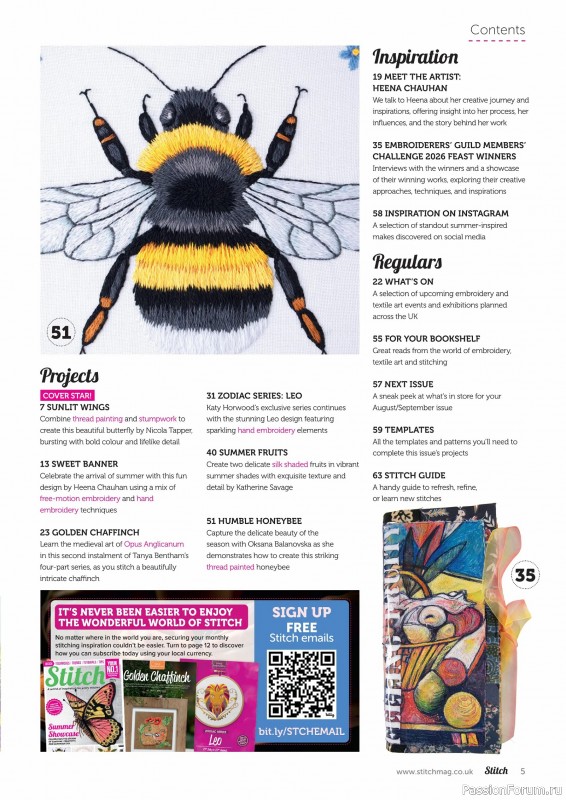 Коллекция проектов для рукодельниц в журнале «Stitch Magazine №161 2026»