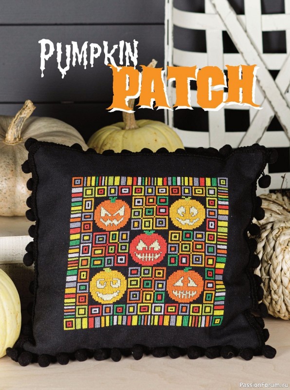 Коллекция вышивки в журнале «Just CrossStitch - Halloween 2022»