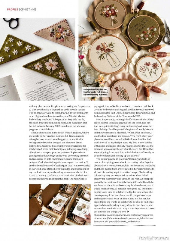 Коллекция вышивки в журнале «Love Embroidery №72 2025»