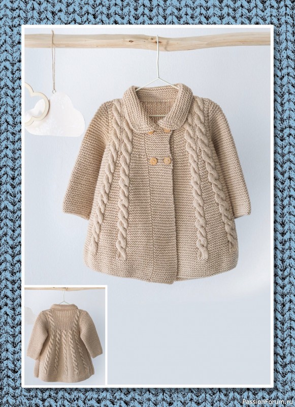 Вязаные модели для детей в журнале «Piu Maglia Bebe №4 2025»
