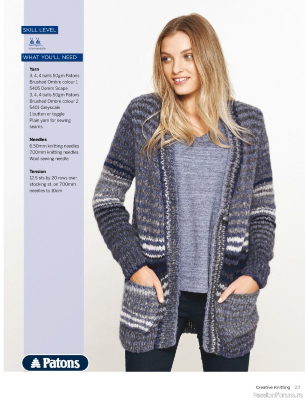 Вязаные модели спицами в журнале «Creative Knitting №94 2026»