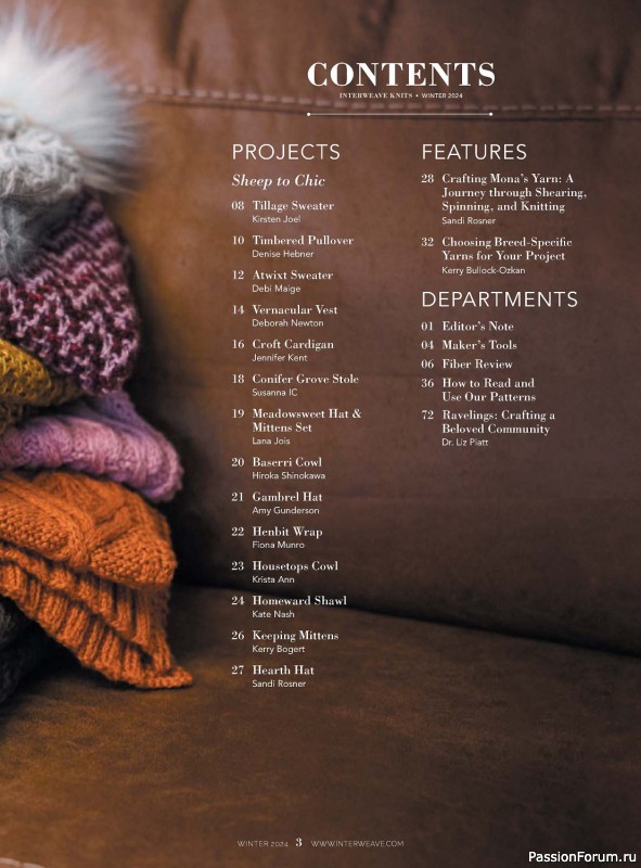     Interweave Knits - Winter 2024