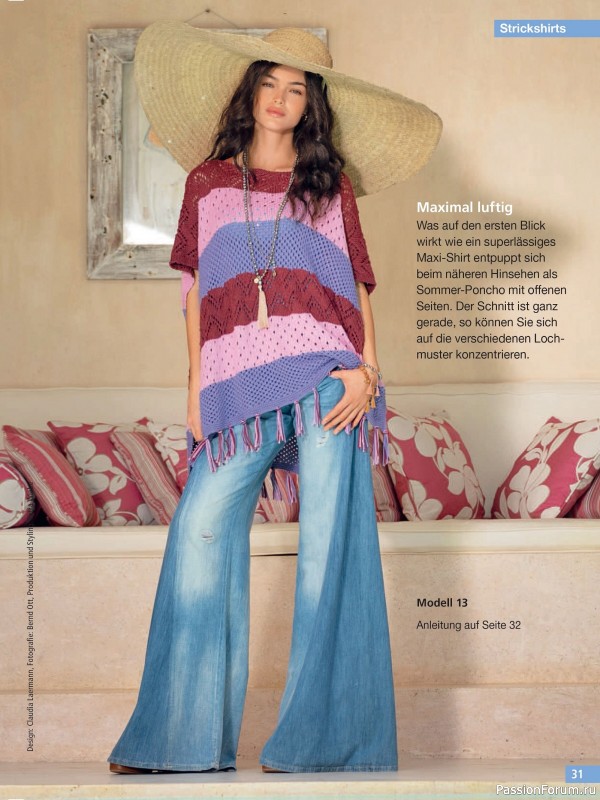 Вязаные проекты спицами в журнале &laquo;Hundert Seiten voller Ideen №2 2026&raquo;