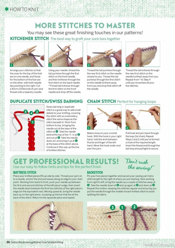 Вязаные проекты спицами в журнале «Simply Knitting №239 2023»