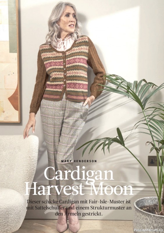 Вязаные проекты спицами в журнале &laquo;The Knitter №80 2026 Germany&raquo;