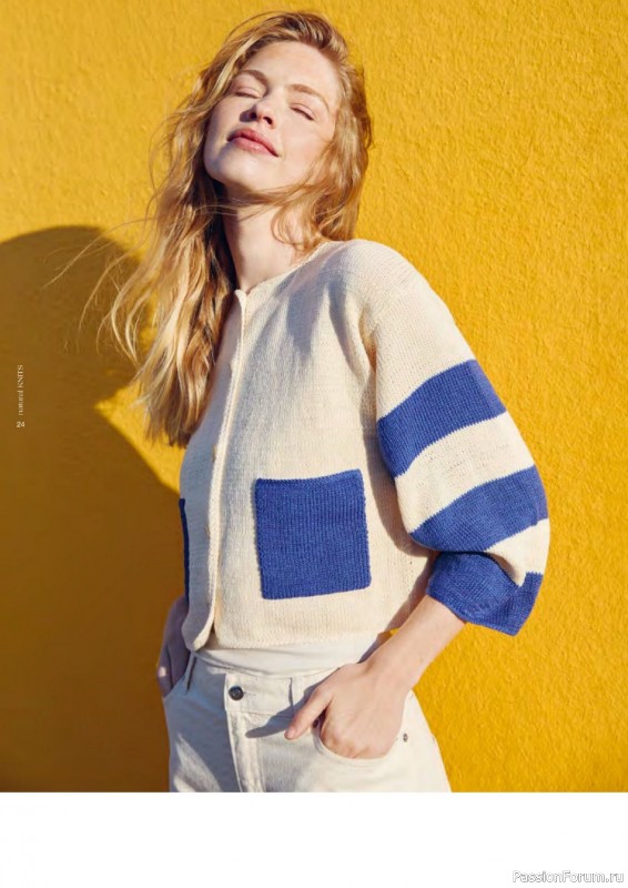 Вязаные проекты в журнале «Lana Grossa - Natural Knits №1 2025»