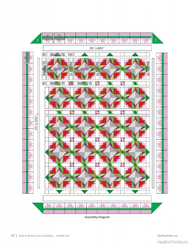 Коллекция проектов для рукодельниц в журнале «Love of Quilting - Summer 2026»