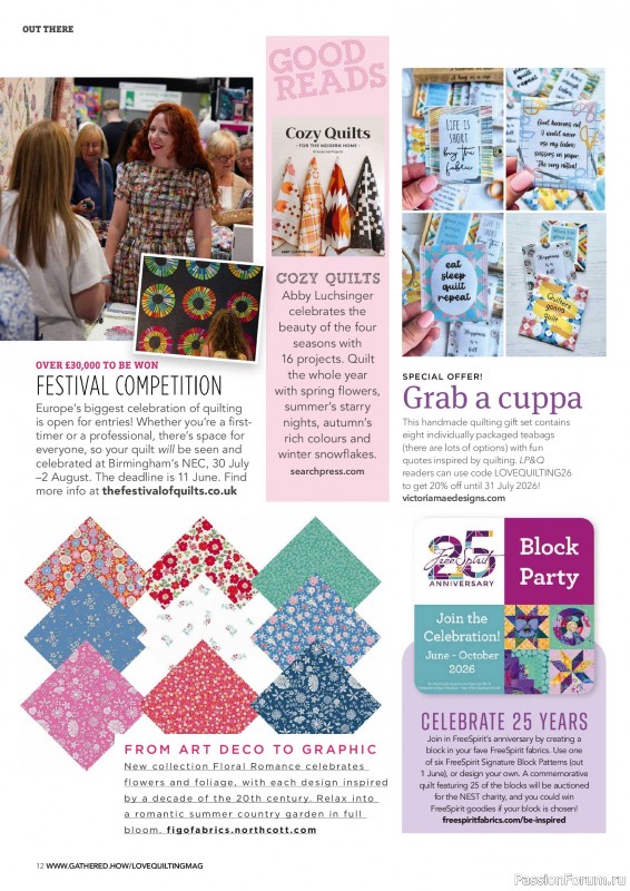 Коллекция проектов для рукодельниц в журнале &laquo;Love Patchwork & Quilting №162 2026&raquo;