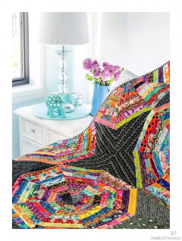 Коллекция проектов для рукодельниц в журнале «Quilters Companion №133 2025»