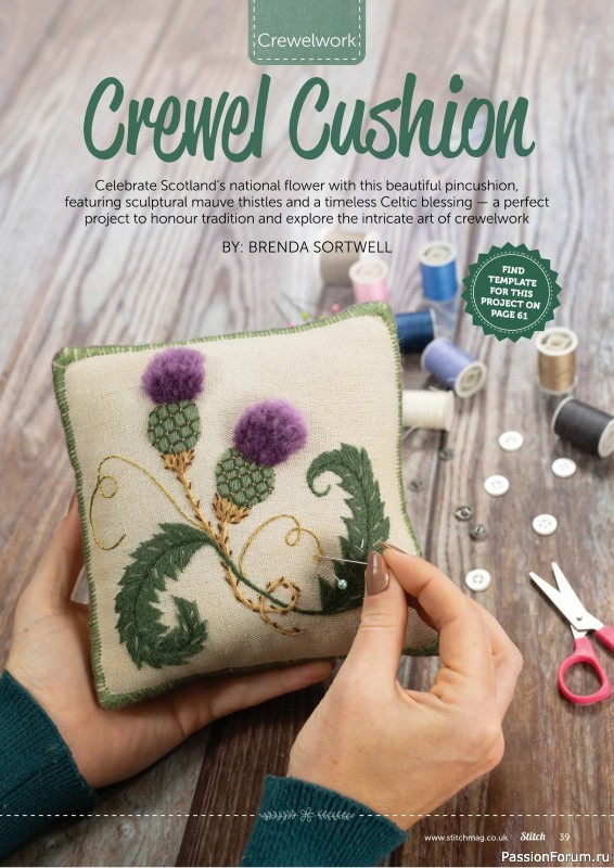 Коллекция проектов для рукодельниц в журнале «Stitch Magazine №158 2025»