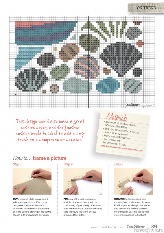 Коллекция вышивки в журнале «CrossStitcher №423 2025»