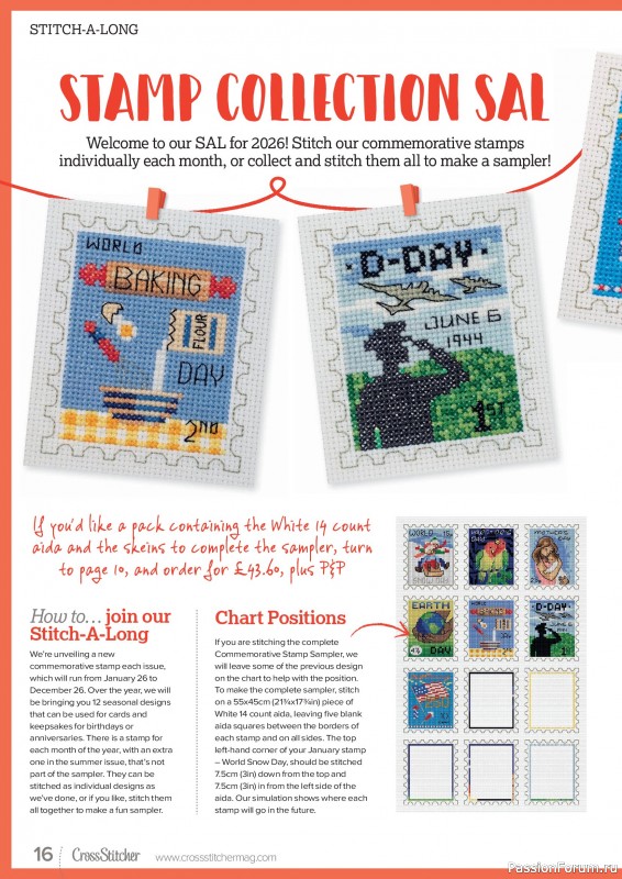 Коллекция вышивки в журнале &laquo;CrossStitcher №437 2026&raquo;