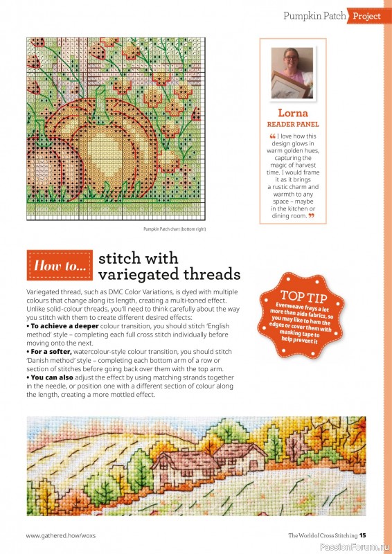 Коллекция вышивки в журнале &laquo;The World of Cross Stitching №377 2026&raquo;