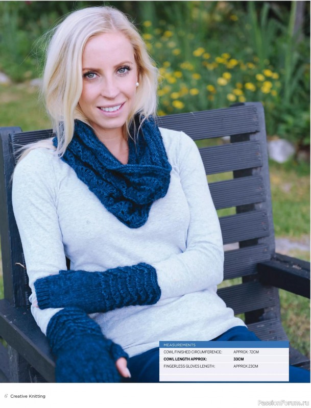 Вязаные модели спицами в журнале &laquo;Creative Knitting №91 2025&raquo;