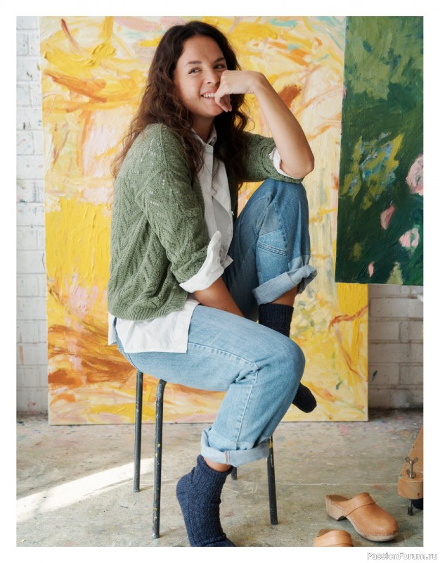 Вязаные модели в журнале «Laine Magazine №24 2025 Spring»