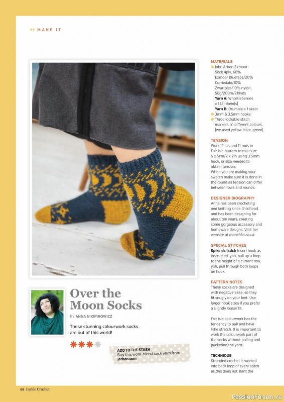 Вязаные проекты крючком в журнале «Inside Crochet №183 2025»