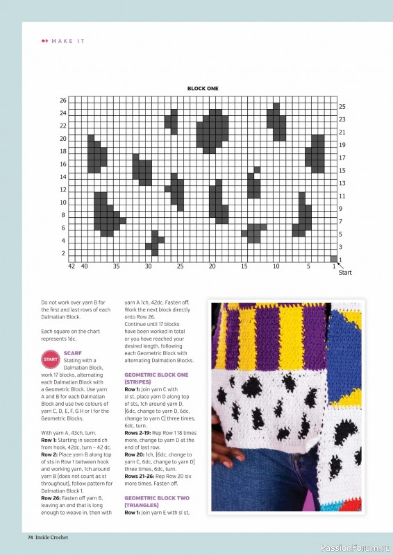 Вязаные проекты крючком в журнале &laquo;Inside Crochet №185 2025&raquo;