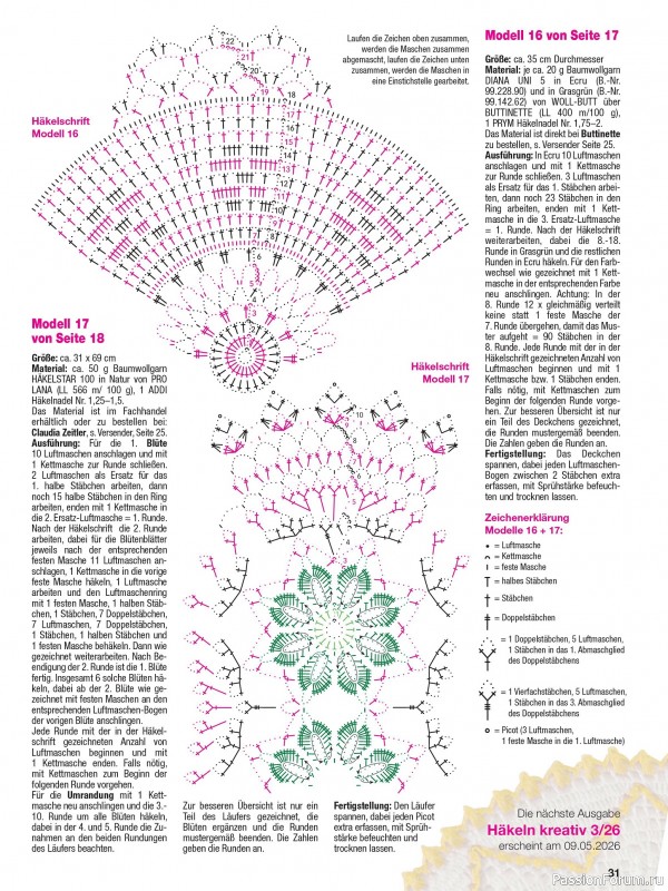 Вязаные проекты спицами в журнале &laquo;Hakeln Kreativ №2 2026&raquo;