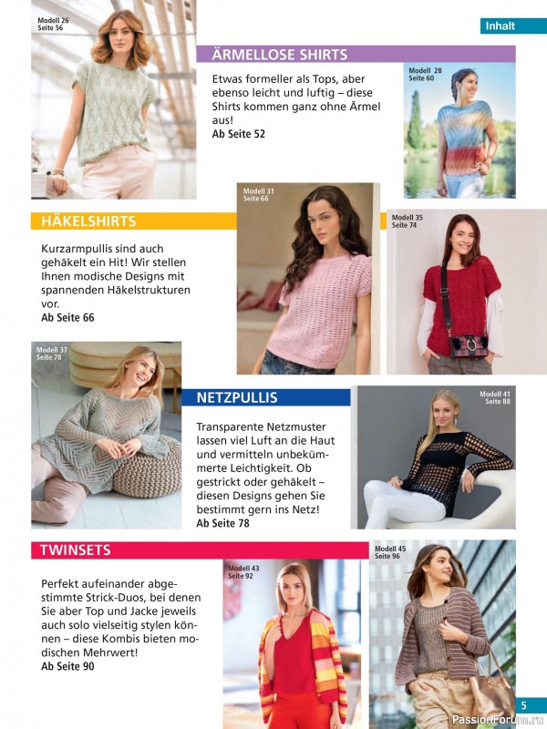 Вязаные проекты спицами в журнале &laquo;Hundert Seiten voller Ideen №2 2026&raquo;