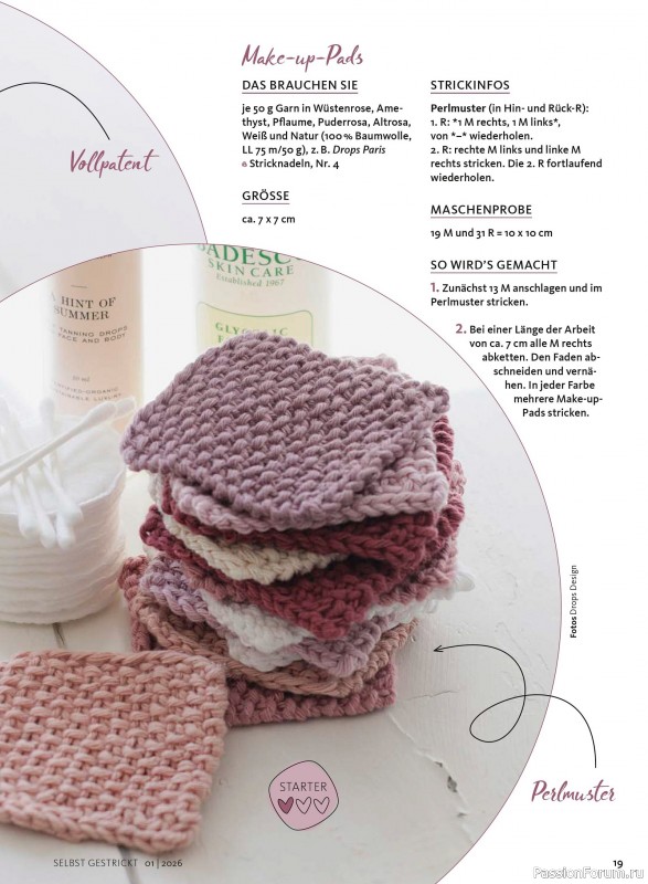 Вязаные проекты в журнале «Selbst Gestrickt №1 2026»