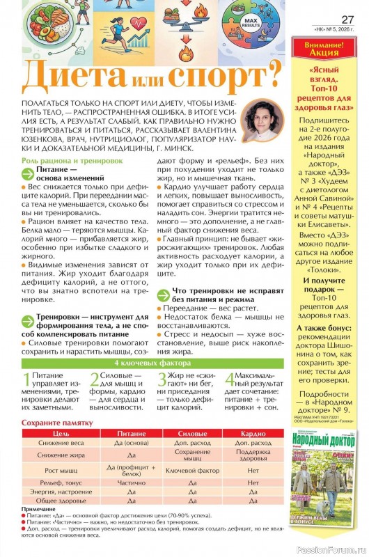 Коллекция кулинарных рецептов в журнале &laquo;Наша кухня №5 2026&raquo;