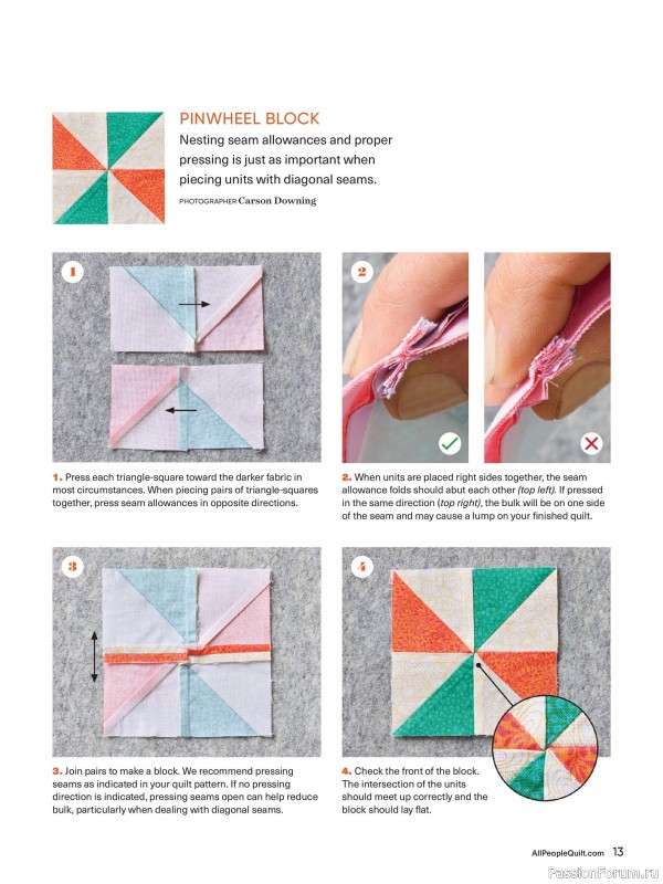 Коллекция проектов для рукодельниц в журнале «American Patchwork & Quilting №196 2025»