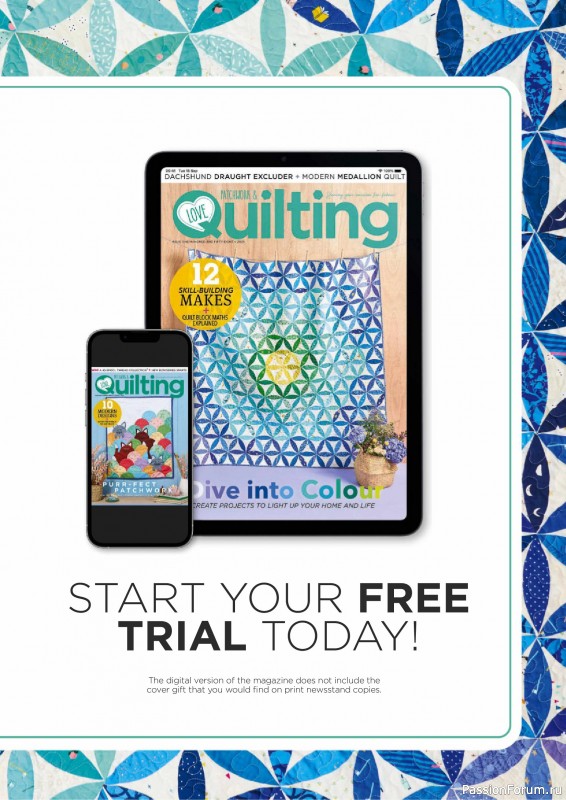 Коллекция проектов для рукодельниц в журнале &laquo;Love Patchwork & Quilting №158 2025&raquo;