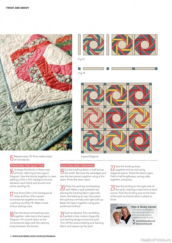 Коллекция проектов для рукодельниц в журнале «Love Patchwork & Quilting №165 2026»