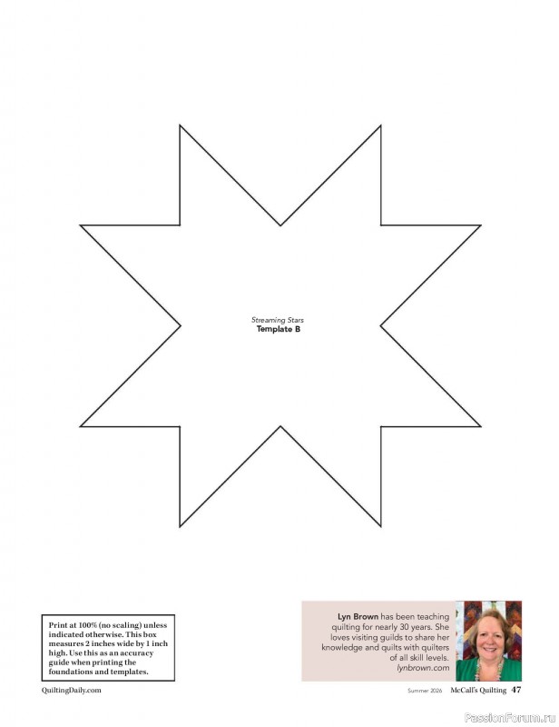Коллекция проектов для рукодельниц в журнале &laquo;McCall's Quilting - Summer 2026&raquo;
