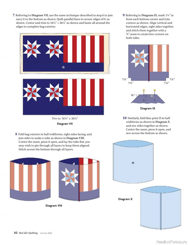 Коллекция проектов для рукодельниц в журнале &laquo;McCall's Quilting - Summer 2026&raquo;