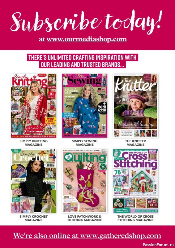 Коллекция проектов для рукодельниц в журнале «Mollie Make - Craft for Christmas 2026»