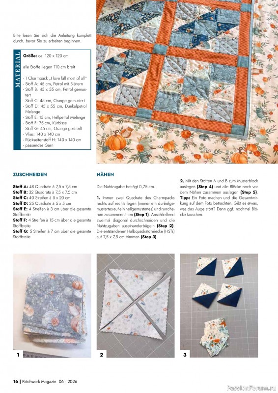 Коллекция проектов для рукодельниц в журнале &laquo;Patchwork Magazin №6 2026&raquo;