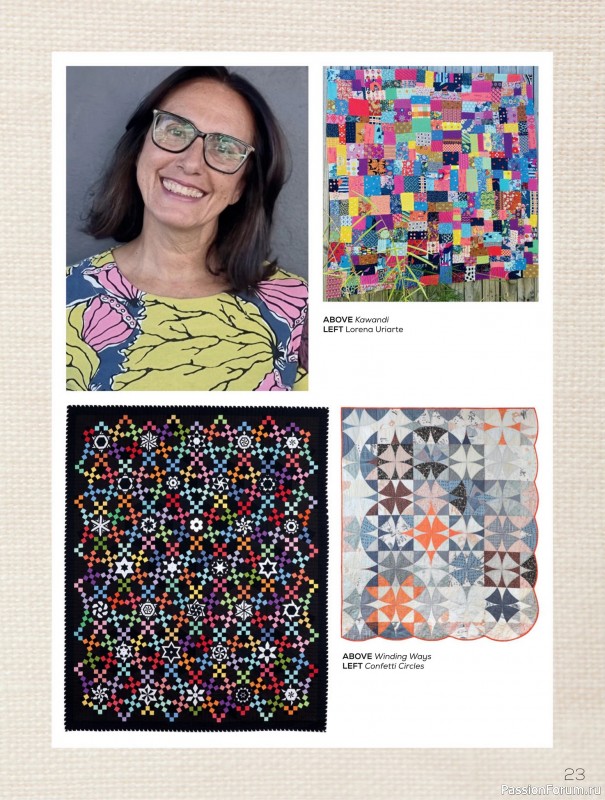 Коллекция проектов для рукодельниц в журнале «Quilters Companion №135 2025»