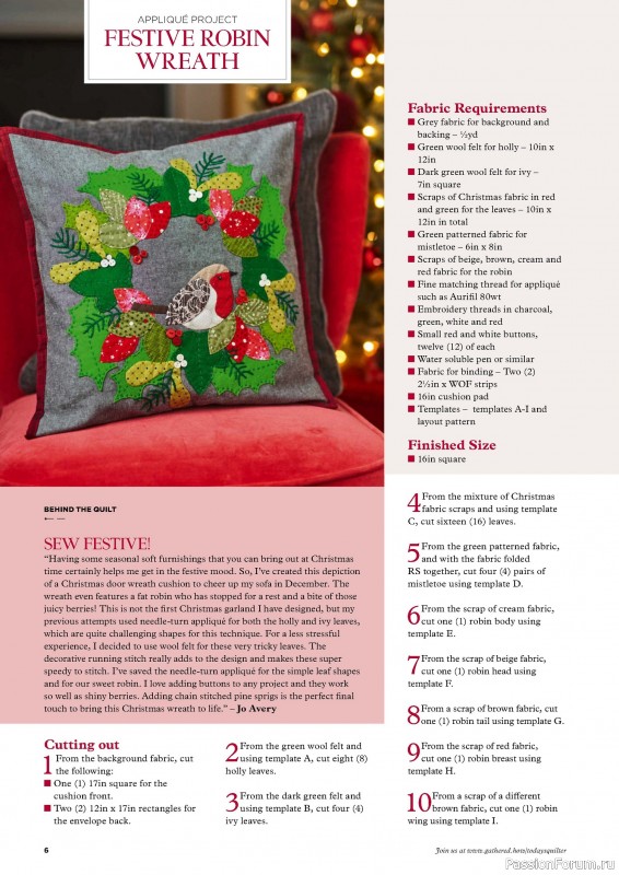 Коллекция проектов для рукодельниц в журнале «Today's Quilter №119 2024»