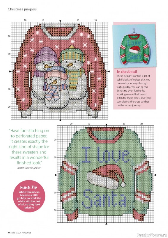 Коллекция вышивки в журнале «Cross Stitch Favourites - Christmas 2022»