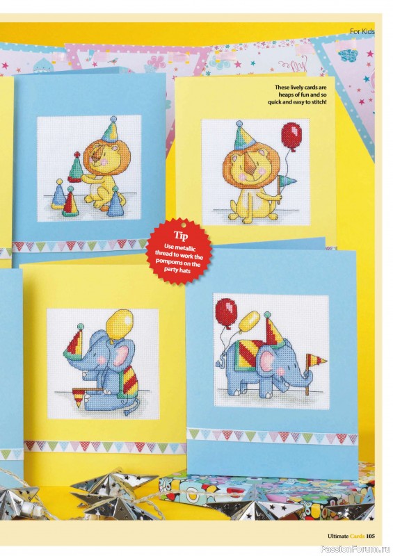 Коллекция вышивки в журнале «Ultimate CrossStitch – Cards 2026»
