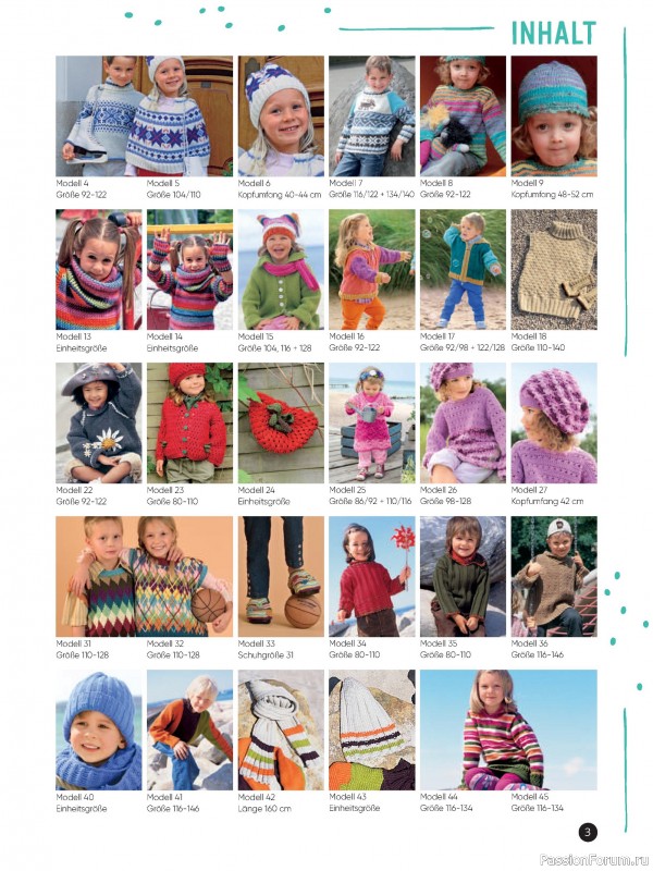Вязаные модели для детей в журнале &laquo;Kinder Maschenmode №4 2026&raquo;