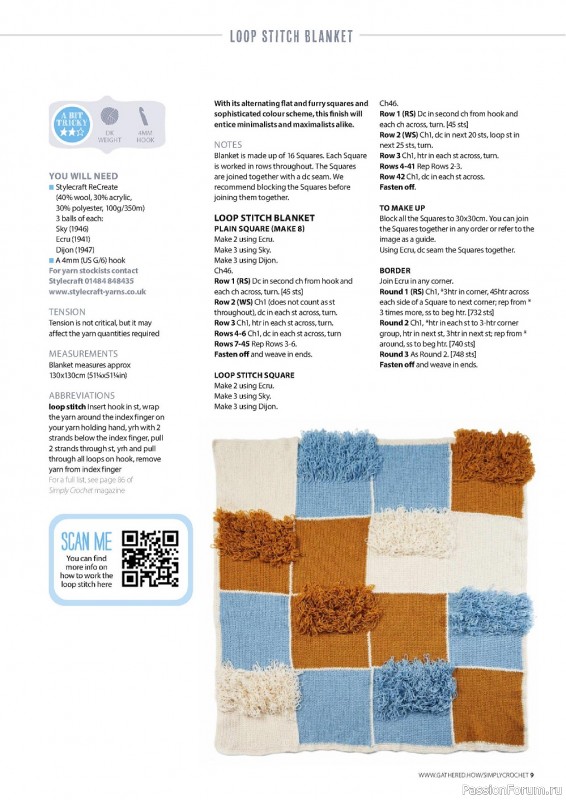 Вязаные модели крючком в журнале «Simply Crochet №127 2022»