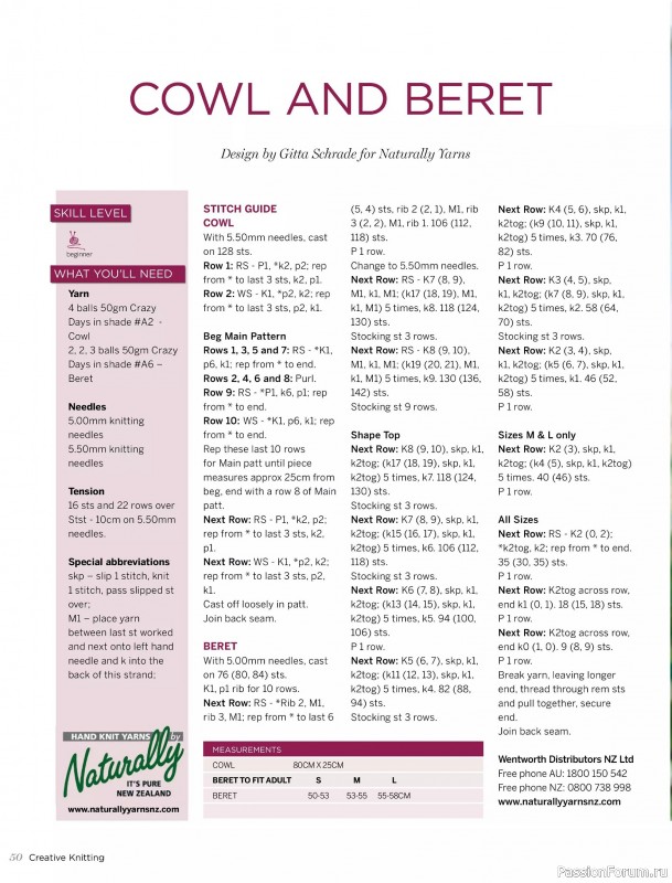 Вязаные модели спицами в журнале &laquo;Creative Knitting №91 2025&raquo;