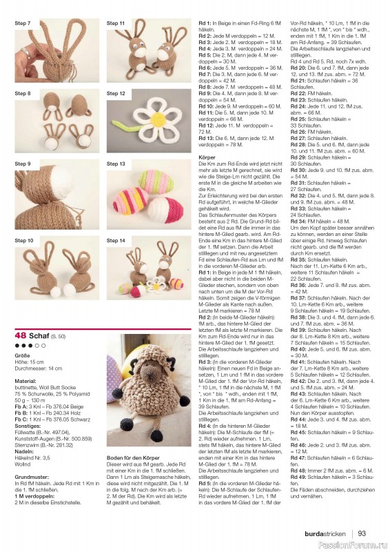 Вязаные модели в журнале «Burda Stricken №1 2025»