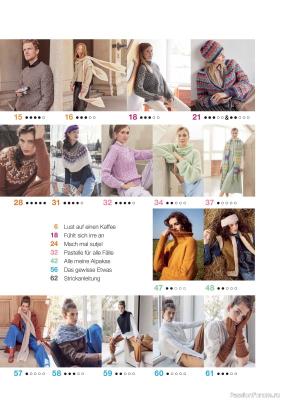Вязаные модели в журнале «Burda Stricken №5 2023»