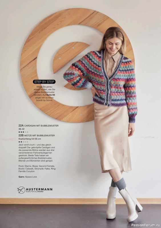 Вязаные модели в журнале «Burda Stricken №5 2023»