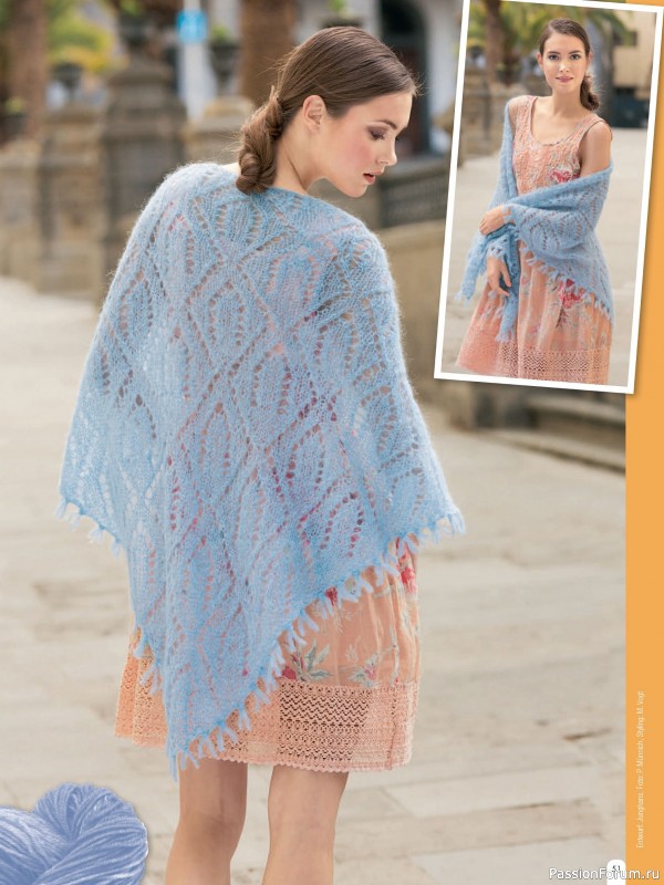 Вязаные модели в журнале &laquo;Hundert Seiten voller Ideen №1 2026 - Tucher & Schals&raquo;