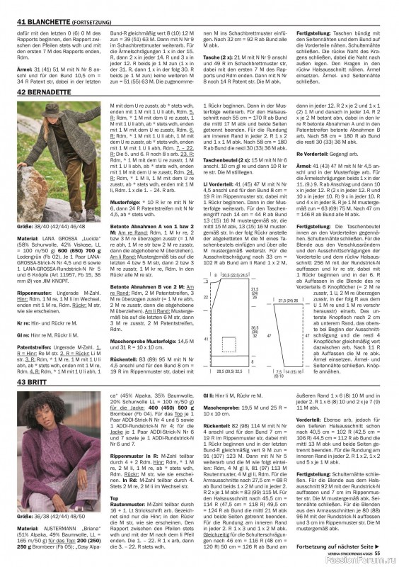 Вязаные модели в журнале «Verena Stricktrends №4 2025»