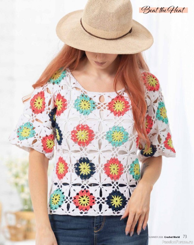Вязаные проекты крючком в журнале &laquo;Crochet World - Summer 2026&raquo;